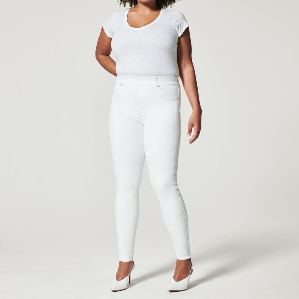 Spanx White Ankle Skinny Jeans